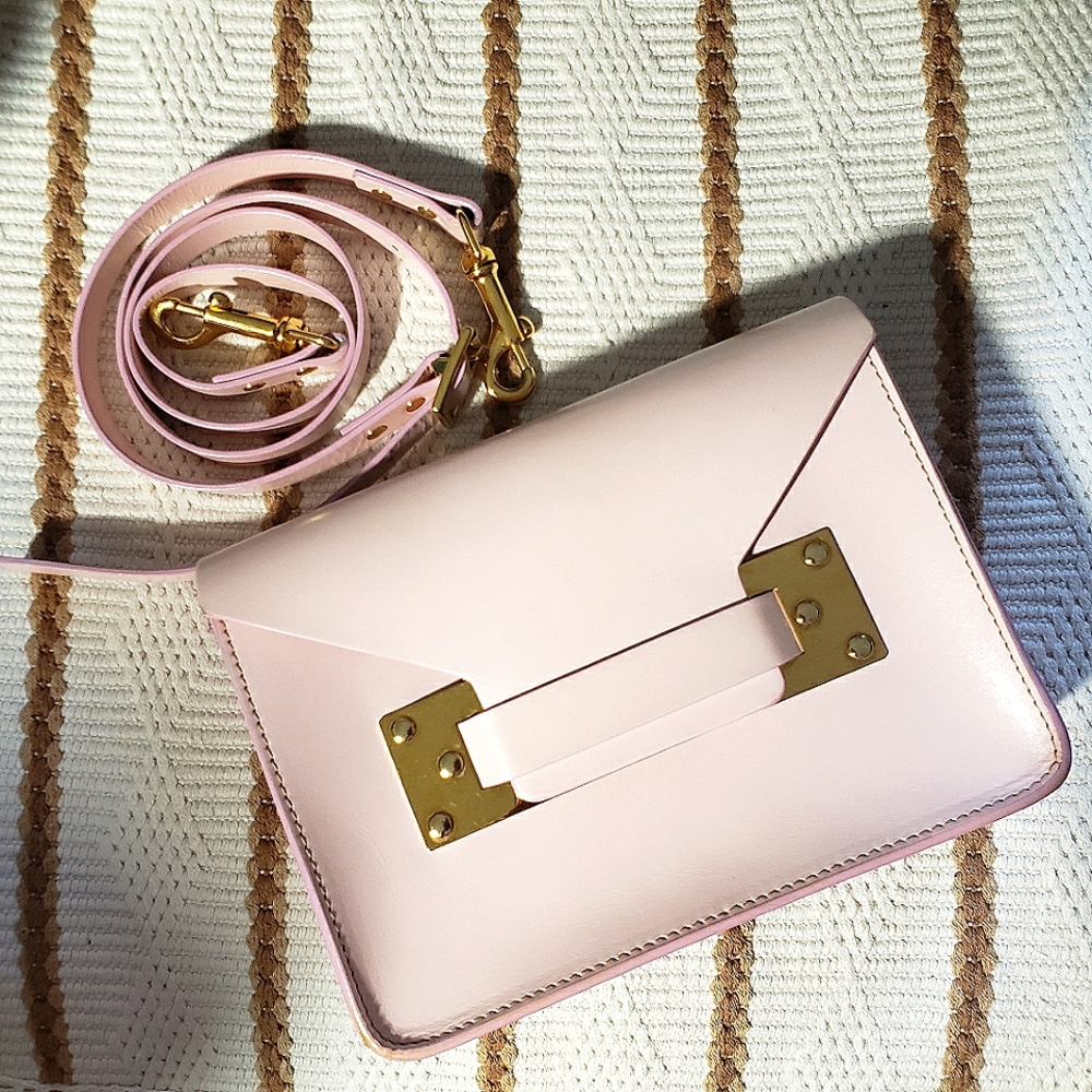 Sophie Hulme SSENSE Exclusive Pink Mini Milner Crossbody Bag